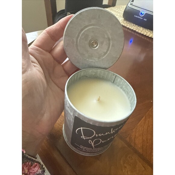 Driftless Studios Drunken Pumpkin Candle. 10oz  3.1/2” Tall - Picture 3 of 4